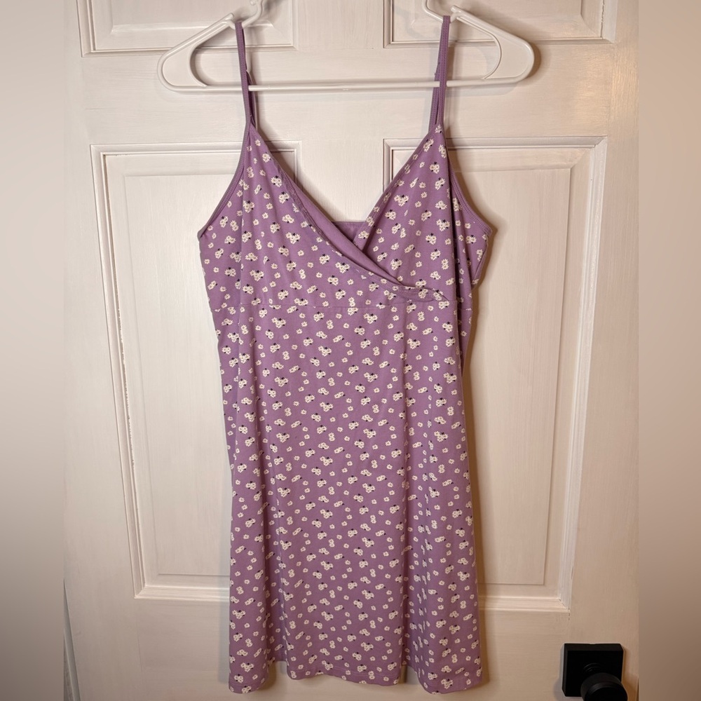 Aeropostale Lavender Dress with White Floral Print